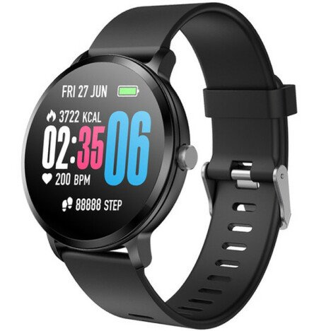 Bratara Fitness iUni V11, Display 1.3 inch Full Color OLED, Pedometru, Monitorizare Puls, Notificari